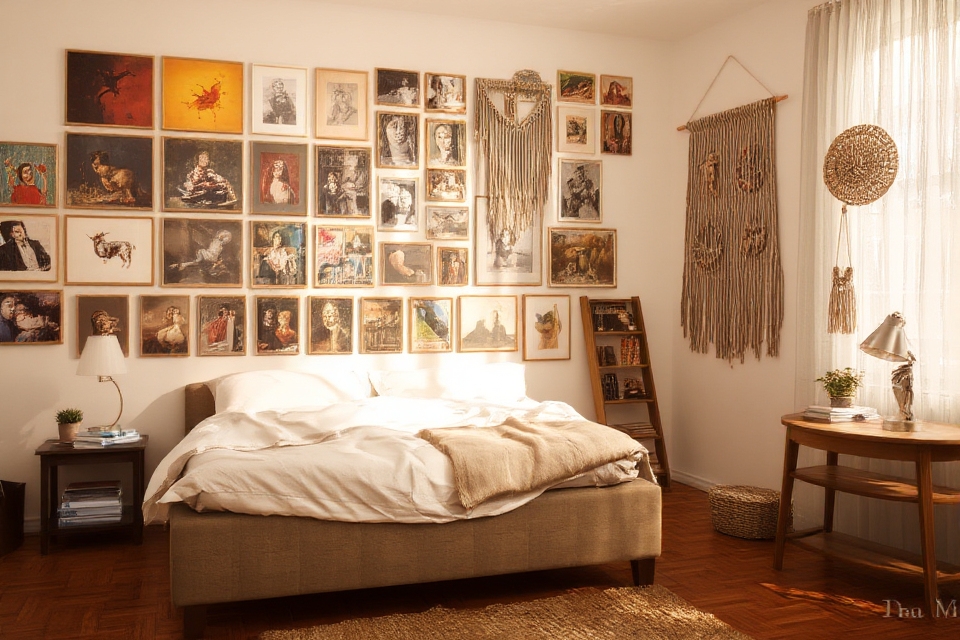 artistic personalization in bedrooms