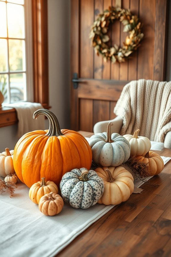 autumn pumpkin home decor