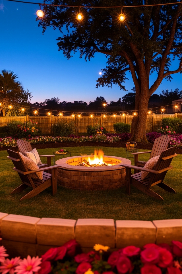 backyard diy fire pit