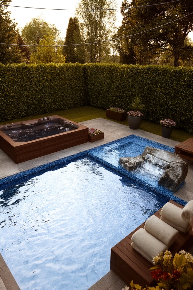 backyard relaxation and recreation