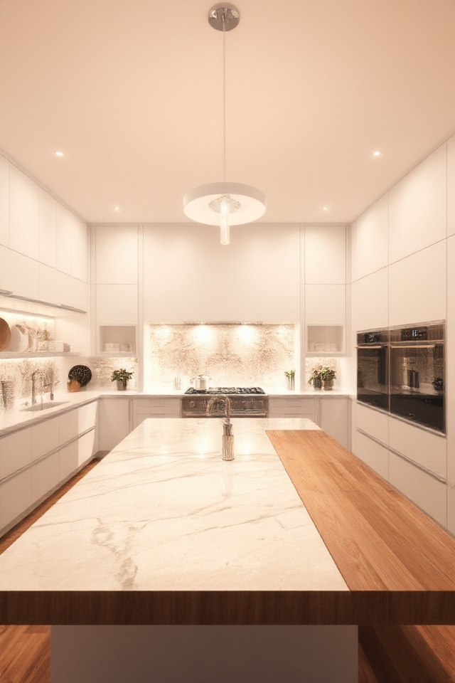 balanced kitchen lighting design