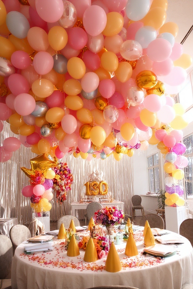 balloons for festive celebrations