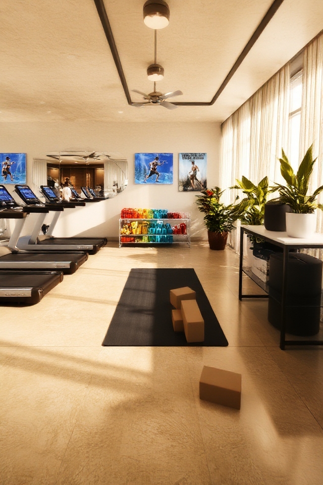 basement personal gym transformation
