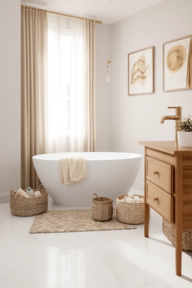 beige accents for serenity