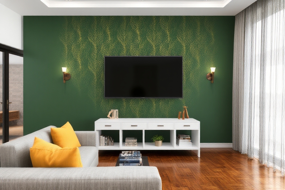 bold accent wall design