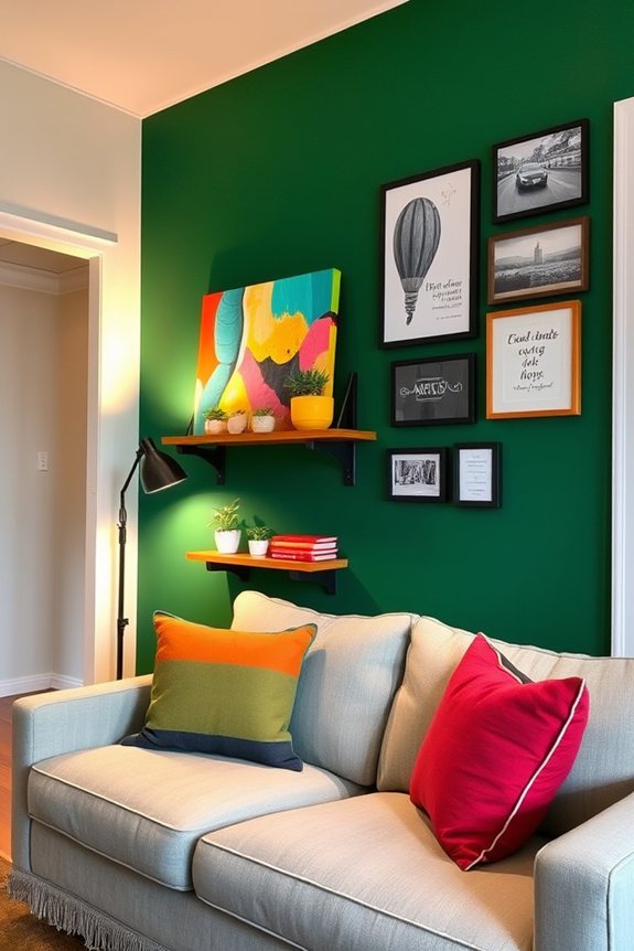 bold accent wall design