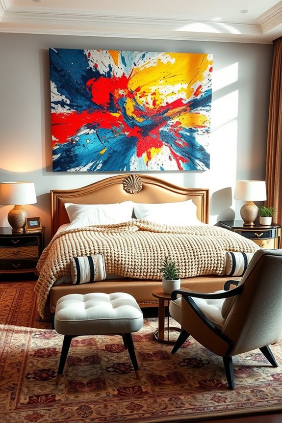 bold art transforms ambiance