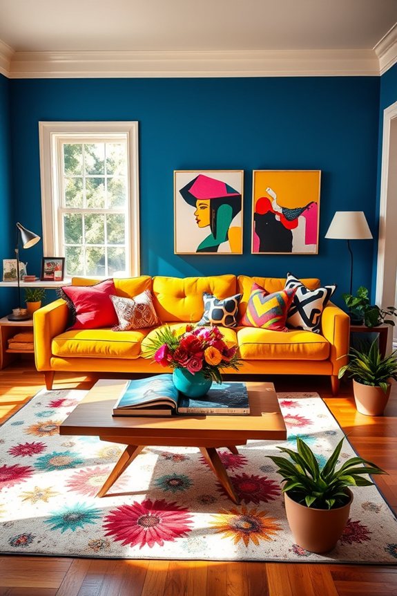 bold colors energize spaces