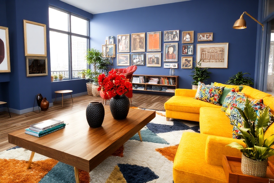 bold colors transform interiors