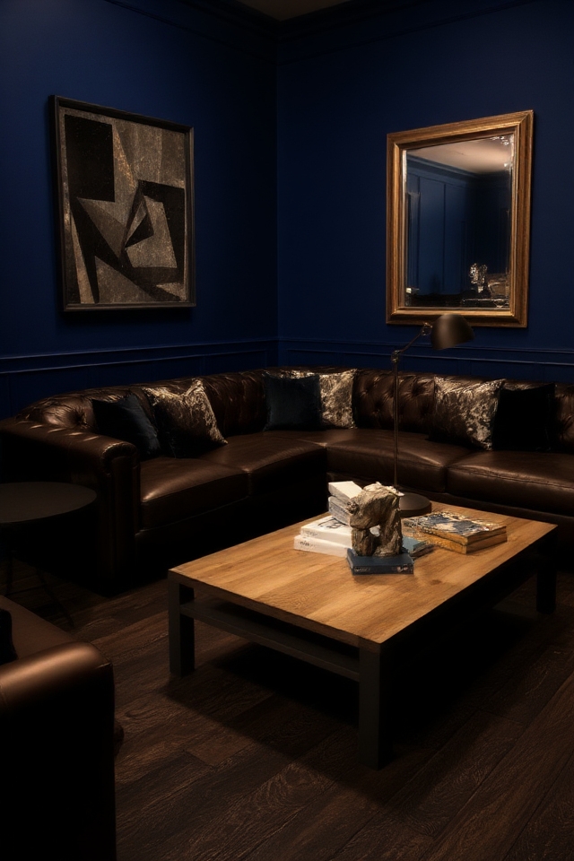 bold dark sophisticated interiors