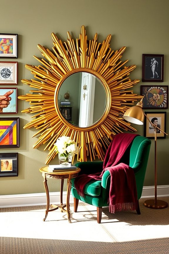 bold decorative wall mirrors