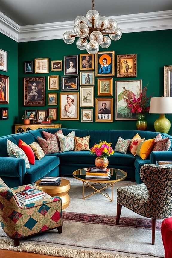 bold eclectic furniture choices
