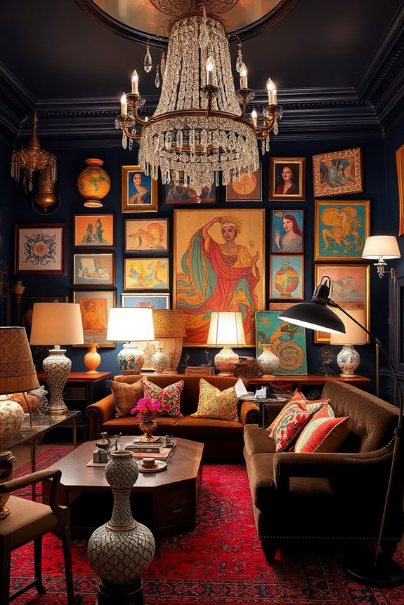 bold eclectic lighting designs