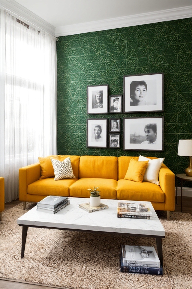 bold feature wall design