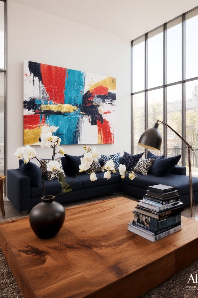 bold focal point art