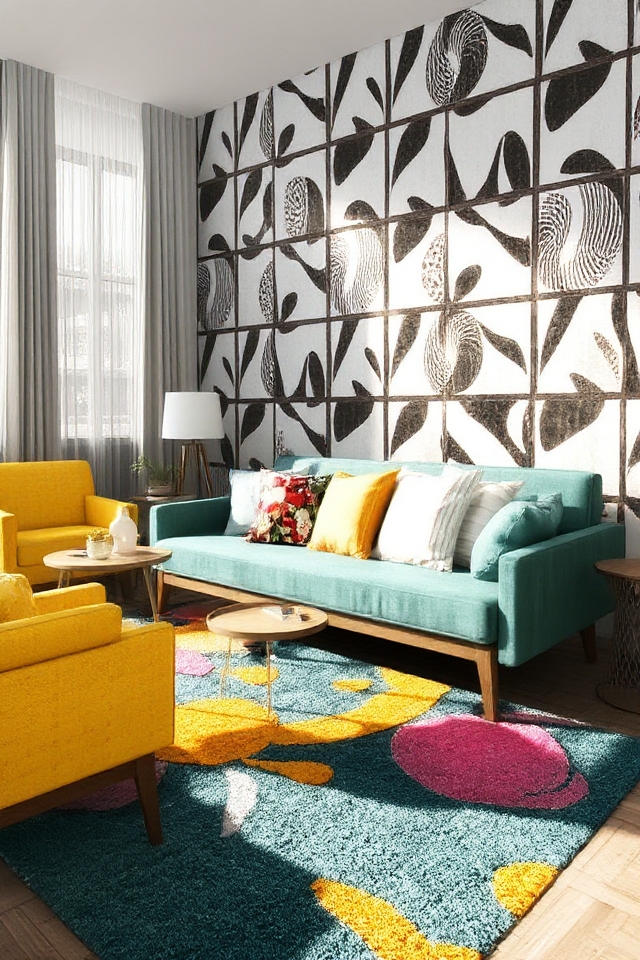 bold patterns enhance spaces