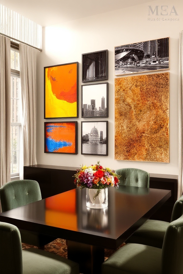 bold wall art accents