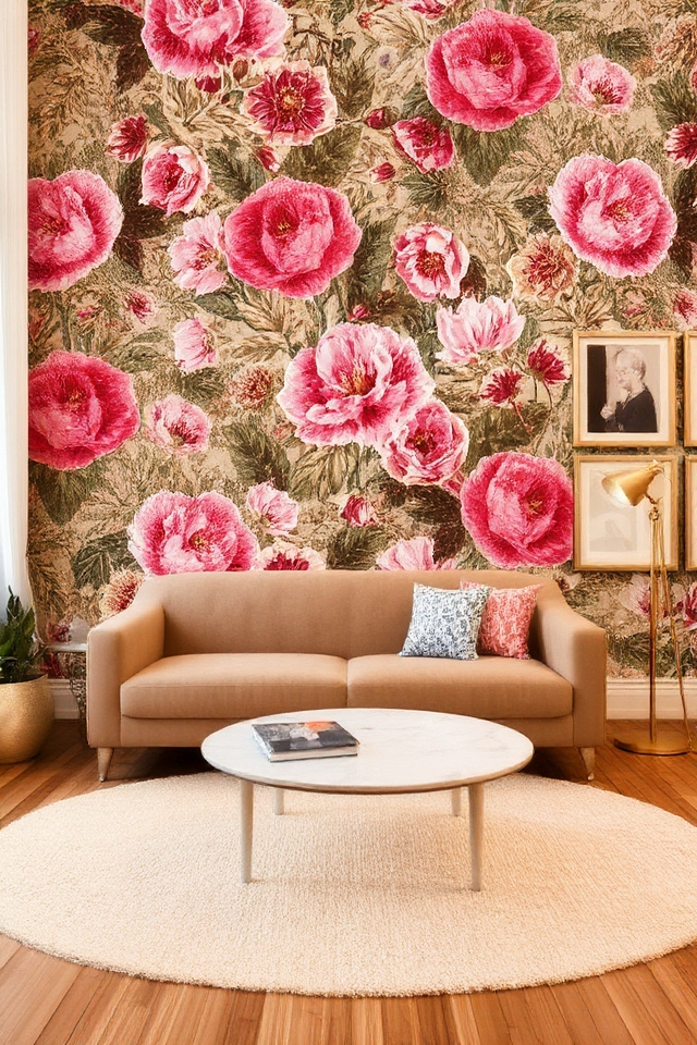bold wallpaper striking focal point