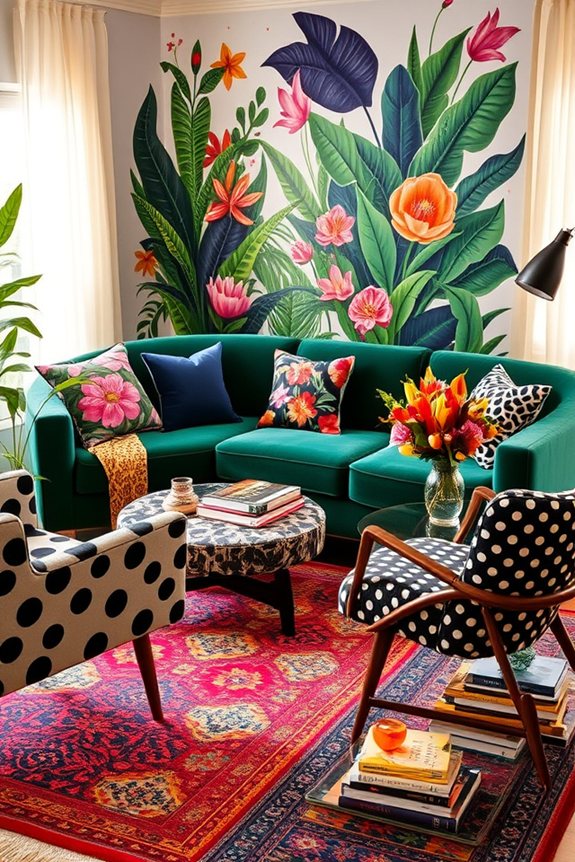 boldly mix diverse patterns