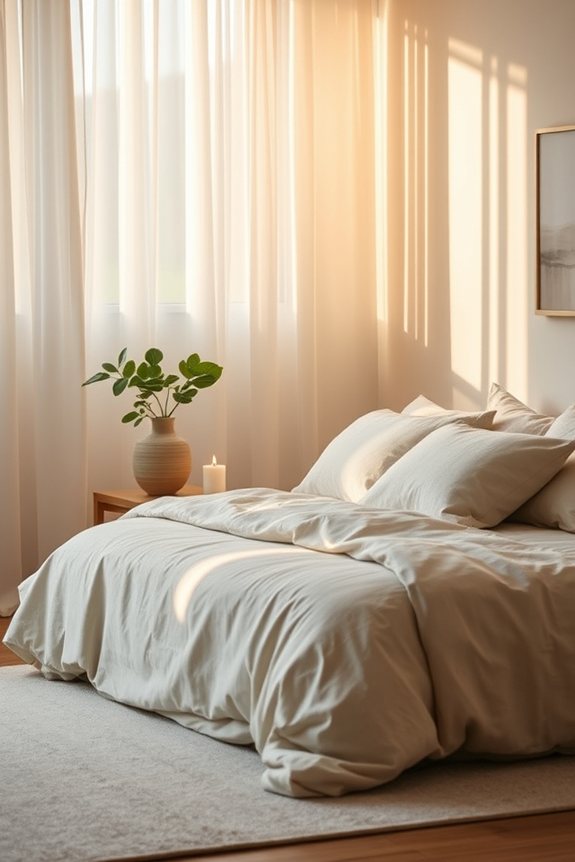 calm lighting and decor