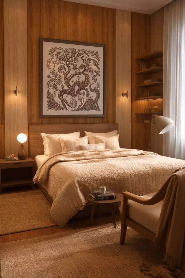 calming ambient lighting design