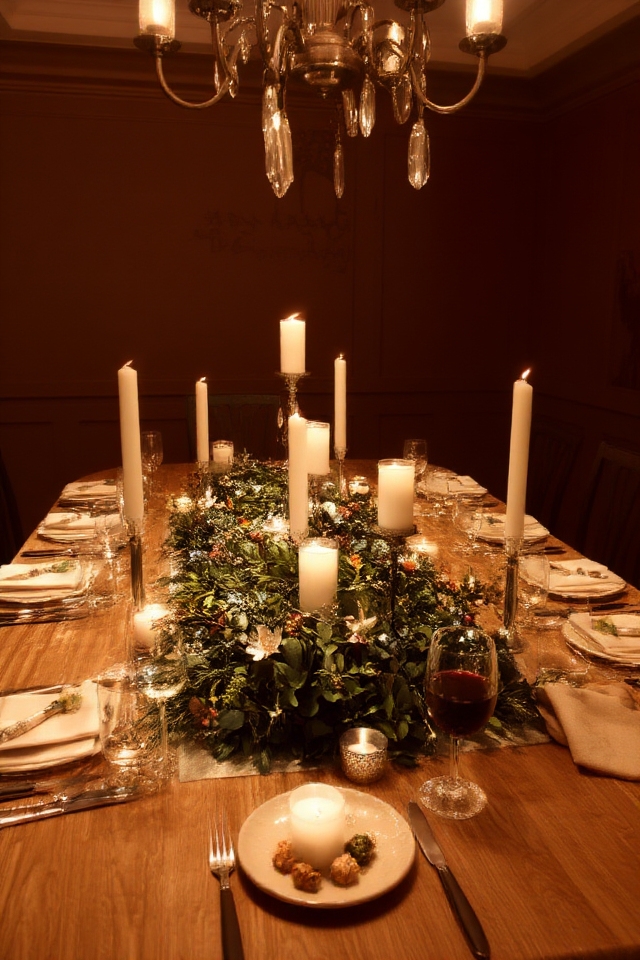 candlelight enhances dining experience