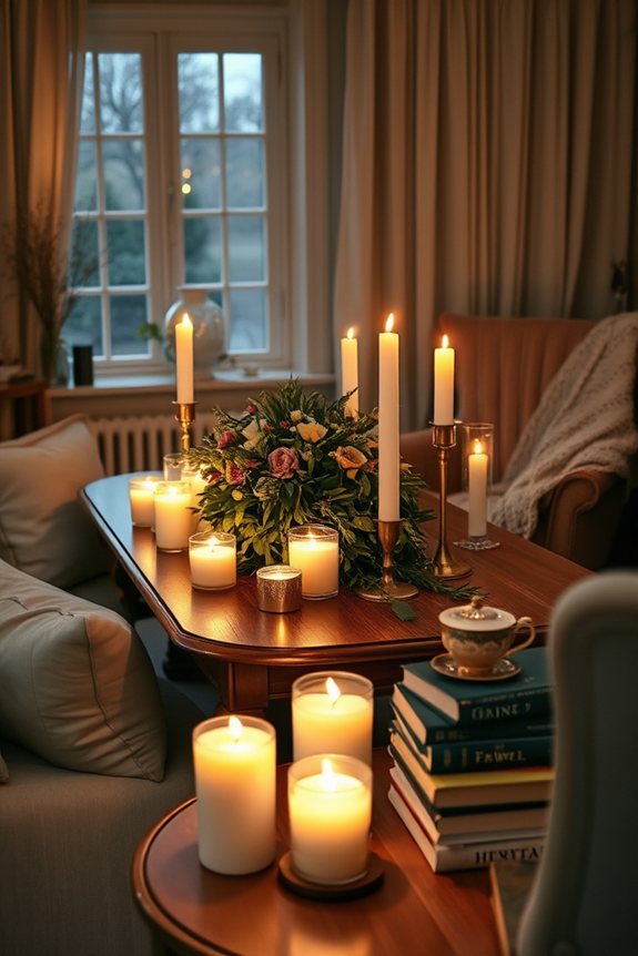candlelit romantic celebration ambiance