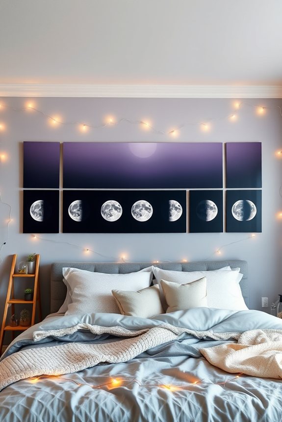 celestial moon phase decor