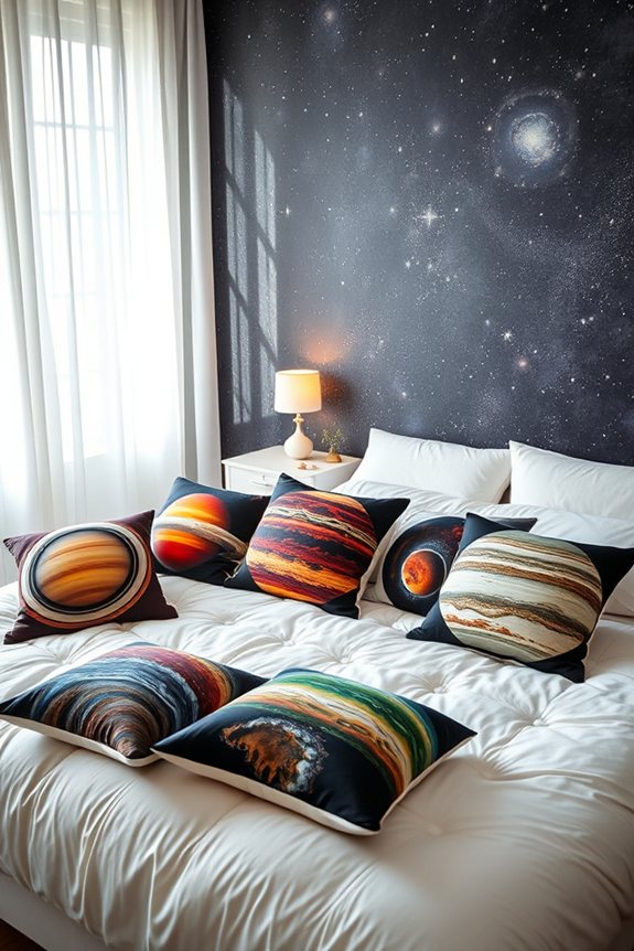 celestial themed decorative cushions