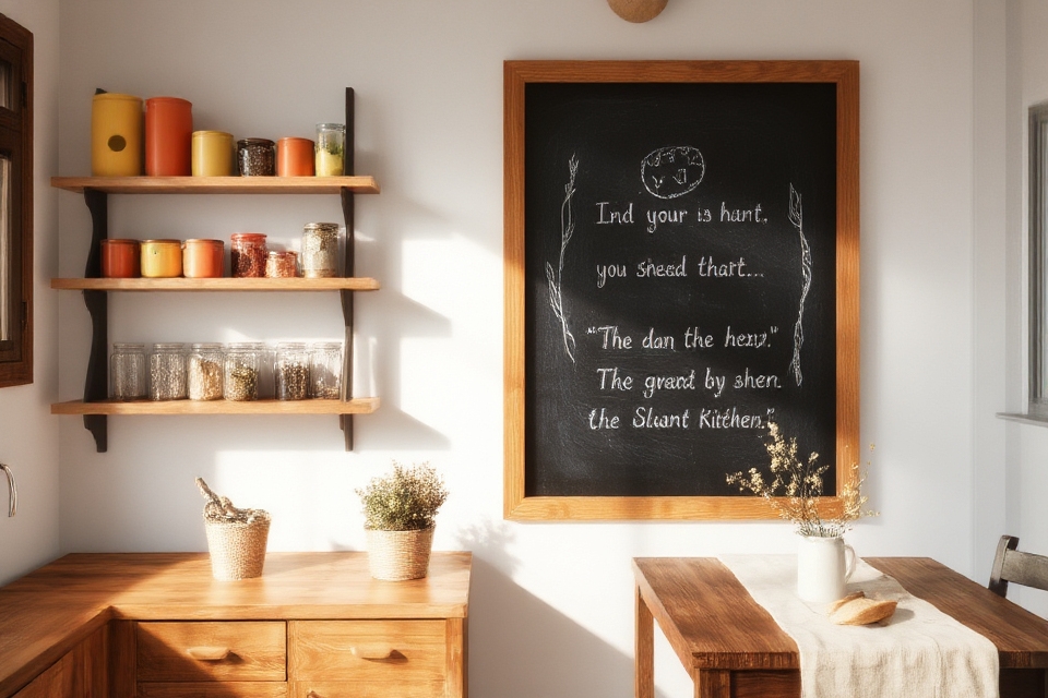 chalkboard kitchen decor ideas