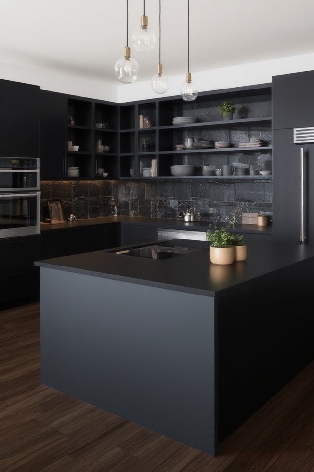 charcoal and black sophistication