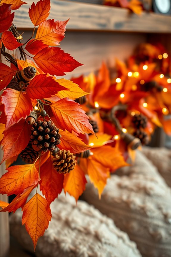 charming autumn seasonal garlands