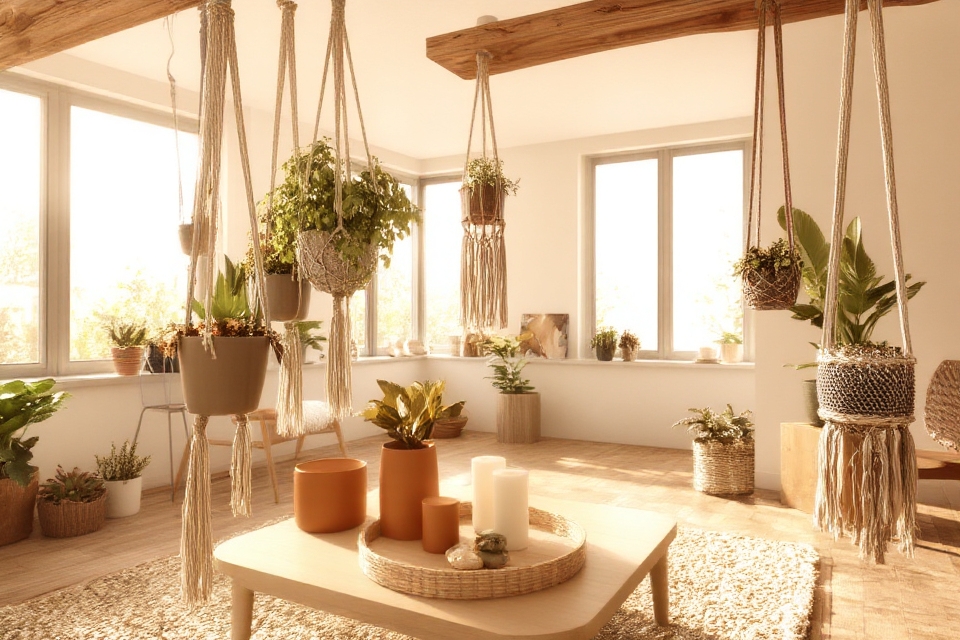 charming bohemian plant hangers