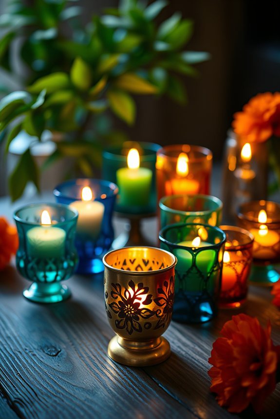 charming decorative candle holders