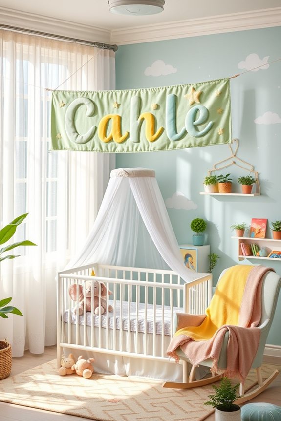 charming personalized nursery banners
