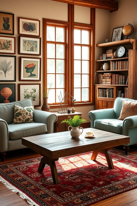 charming vintage living room decor