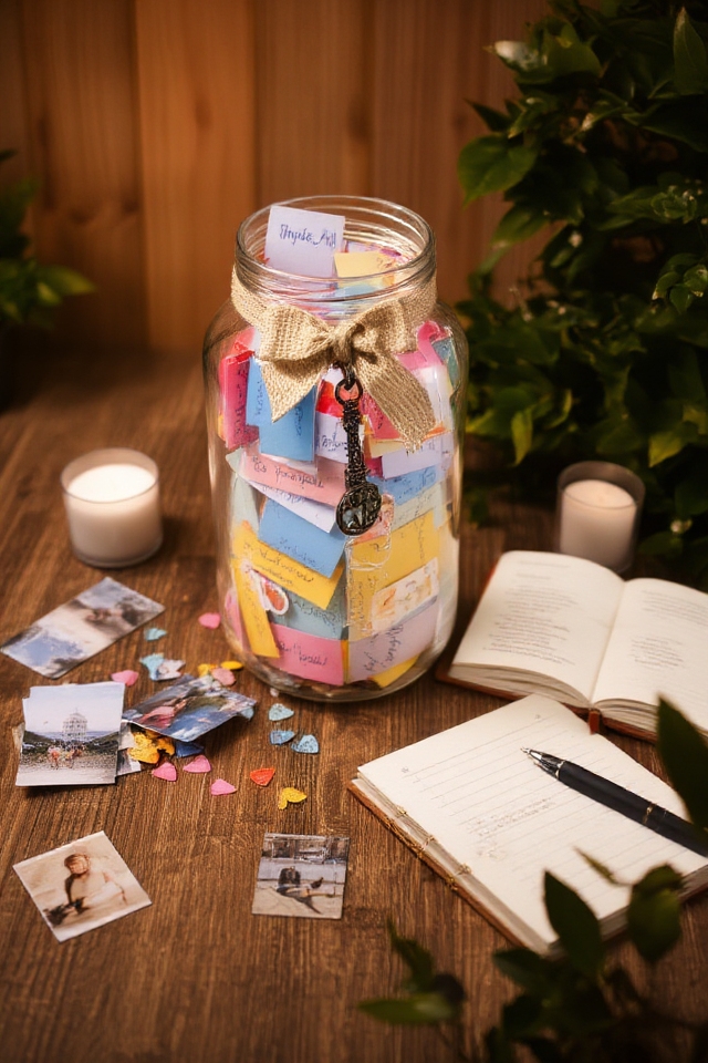 cherished memories celebration jar