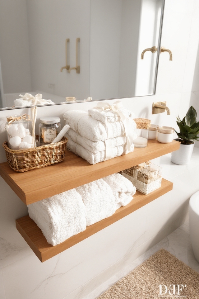 chic bathroom storage solutions