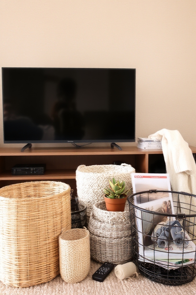 chic functional decorative baskets