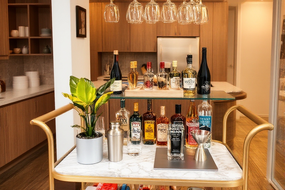 chic mobile beverage station