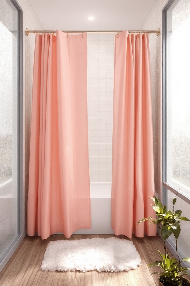 chic shower curtain installation