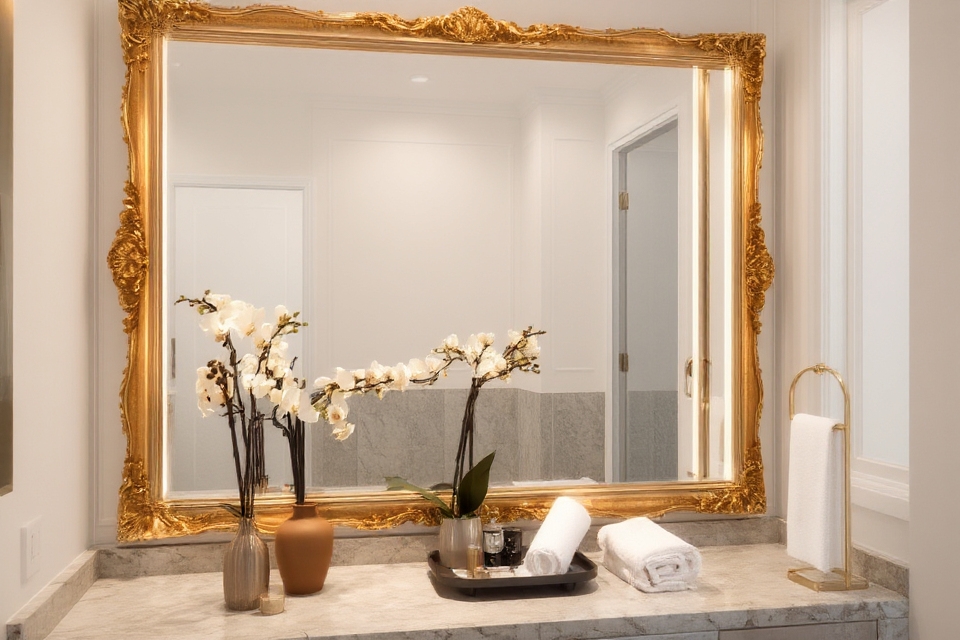 chic vanity mirror upgrade