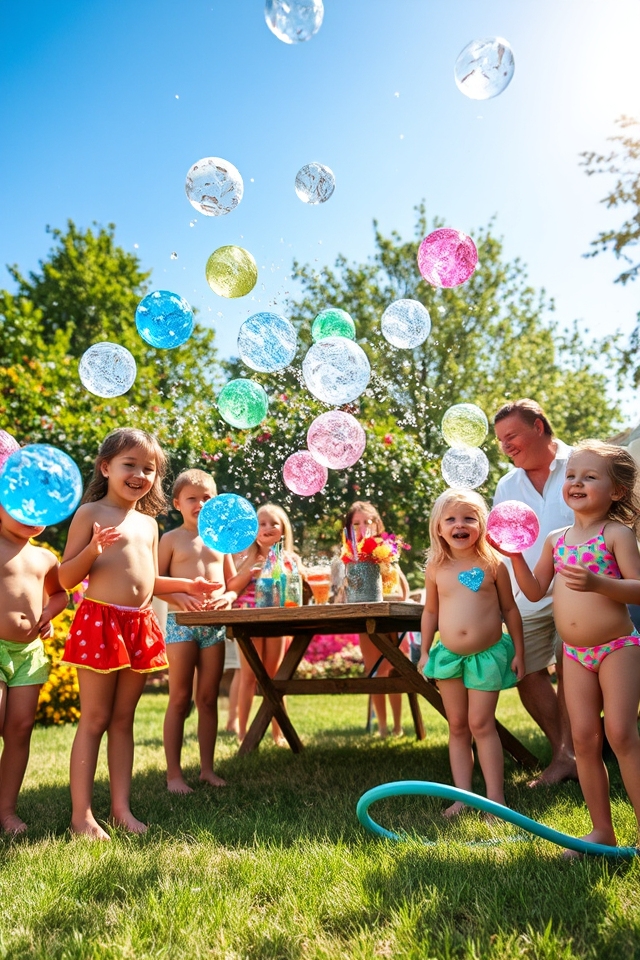 chilled balloon toss fun