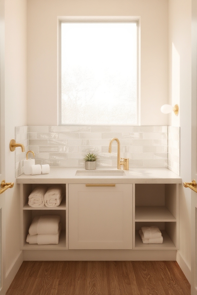 classic subway tile backsplash