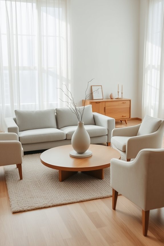 clean sleek functional furniture