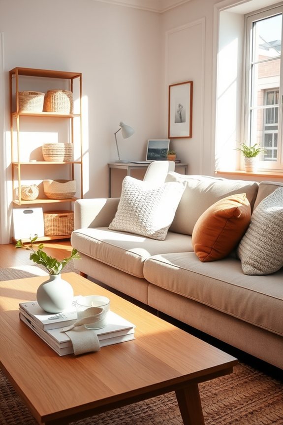 clutter free cozy home aesthetics