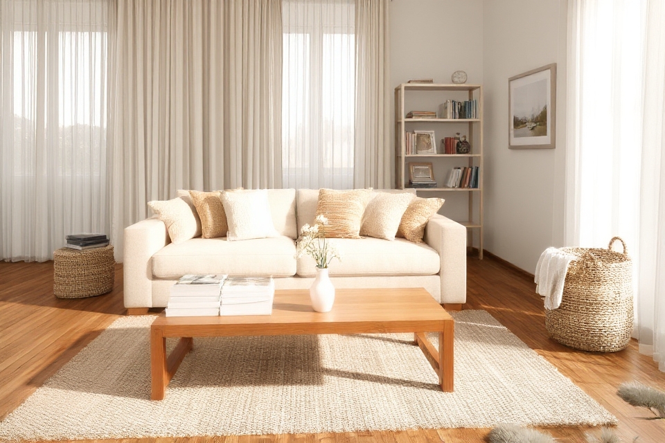 clutter free living room essentials