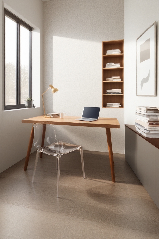 clutter free modern workspace design