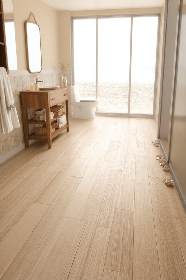 coastal bathroom flooring options