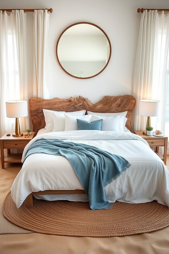 coastal driftwood bedroom decor